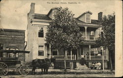 The Buckeye House Nashville, IL Postcard Postcard