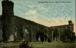 Lansing State Prison Leavenworth, KS Postcard Postcard