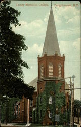 Trinity Methodist Church Poughkeepsie, NY Postcard Postcard