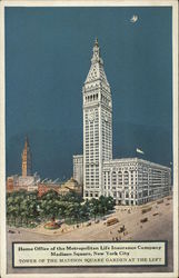 Home Office of the Metropolitan Life Insurance Company New York City, NY Postcard Postcard