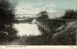 C. & N. W. Limited Postcard