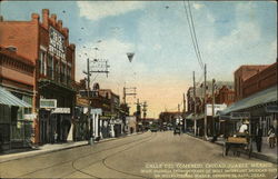 Calle Del Comercio. Ciudad Juaraz, Mexico Postcard