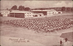 Physical Drill, Camp Lee Fort Lee, VA Postcard Postcard