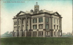 Court House Faulkton, SD Postcard Postcard