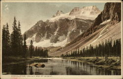 Consolation Valley and Mt Bident Canada Misc. Canada Postcard Postcard