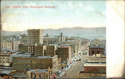 Los Angeles from Huntington Building Postcard