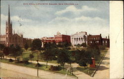 City Hall, Lafayette Square Postcard
