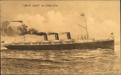 "North Land" on Lake Erie Postcard