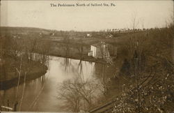 The Perkiomen North of Salford Station Pennsylvania Postcard Postcard