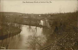 The Perkiomen North of Salford Station Postcard