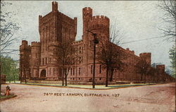 74th Regiment Armory Postcard