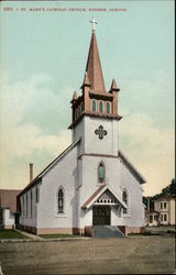 St. Mary's Catholic Church Eugene, OR Postcard Postcard