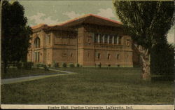 Fowler Hall, Purdue University Postcard