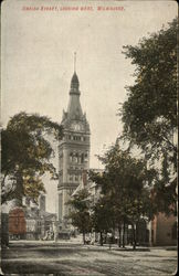 Oneida Street, Looking West Postcard