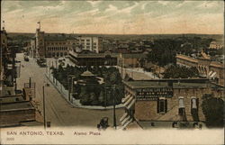Alamo Plaza Postcard