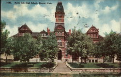 North Side High School Postcard