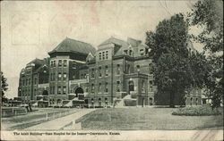 The Adair Building - State Hospital for the Insane Osawatomie, KS Postcard Postcard