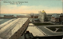 Million Dollar Pier and Blenheim Hotel Postcard