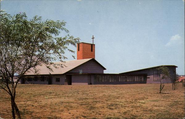 View of Levittown's Faith Reformed Church Pennsylvania