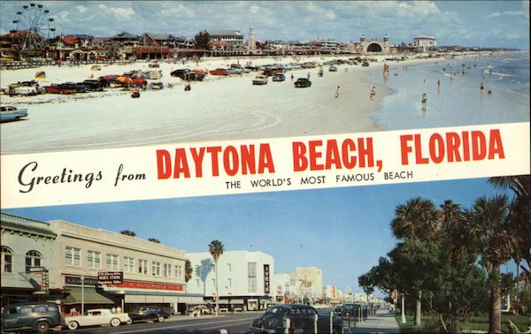 Greetings from Daytona Beach Florida