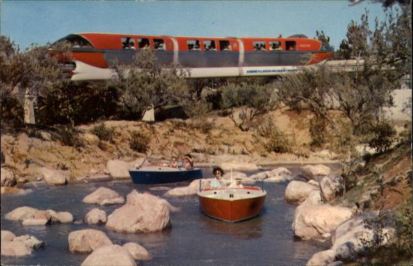 Monorail Boats, Disneyland Anaheim California