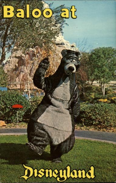 Galoo the Bear at Disneyland Anaheim California