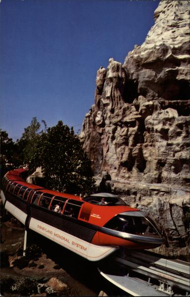 Disneyland Monorail Anaheim California