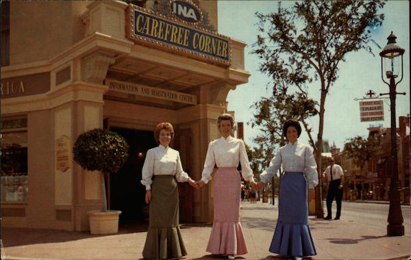 Carefree Corner in Disneyland Anaheim California