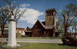 Congregational Church Laconia, NH Postcard Postcard