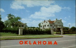 Governer's Mansion on the State Capitol Grounds Oklahoma City, OK Postcard Postcard