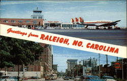 Greetings from Raleigh Postcard