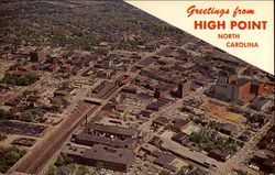 Greetings From High Point North Carolina Postcard Postcard