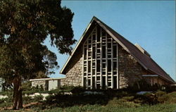 Memorial Chapel, Whittier College California Postcard Postcard