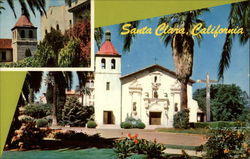 Santa Clara University California Postcard Postcard