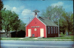 The Little Red Schoolhouse Postcard