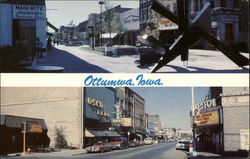 Main Street Ottumwa, IA Postcard Postcard