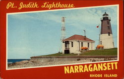 Pt. Judith Lighthouse Postcard