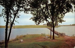 Walton Lake and Golf Course Postcard