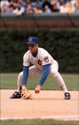 Mark Grace - 17 Chicago Cubs - First Base Postcard