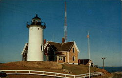 Nobska Light overlooking Vineyard Haven at Woods Hole Postcard