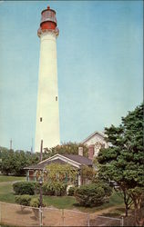 Historic Lighthouse Cape May Point, NJ Postcard Postcard