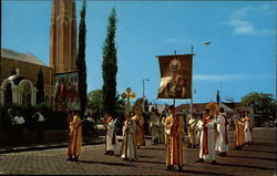 Greek Epiphany Ceremony on way to Spring Bayou Tarpon Springs, FL Postcard Postcard