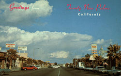 Greetings from Twentynine Palms Postcard