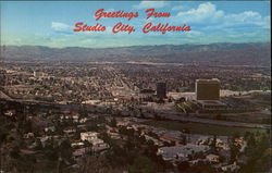 Greetings from Studio City Postcard