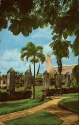 The Old and the Modern at the Plaza de Espana Agana, GU Guam South Pacific Postcard Postcard
