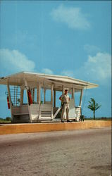 Sentry Gate Entering Andersen Air Force Base Postcard