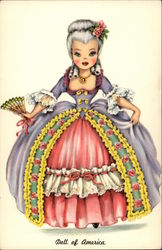 Doll or America Postcard
