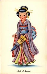 Doll of Japan Postcard