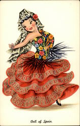Doll of Spain Postcard