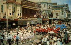 The Parade, Carnival of Flowers, Ruthven Street Queensland, Australia Postcard Postcard
